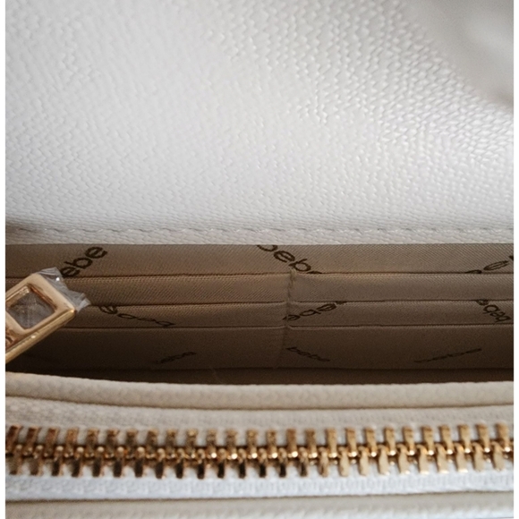 Bebe White Crossbody Bag NWT - Picture 6 of 12
